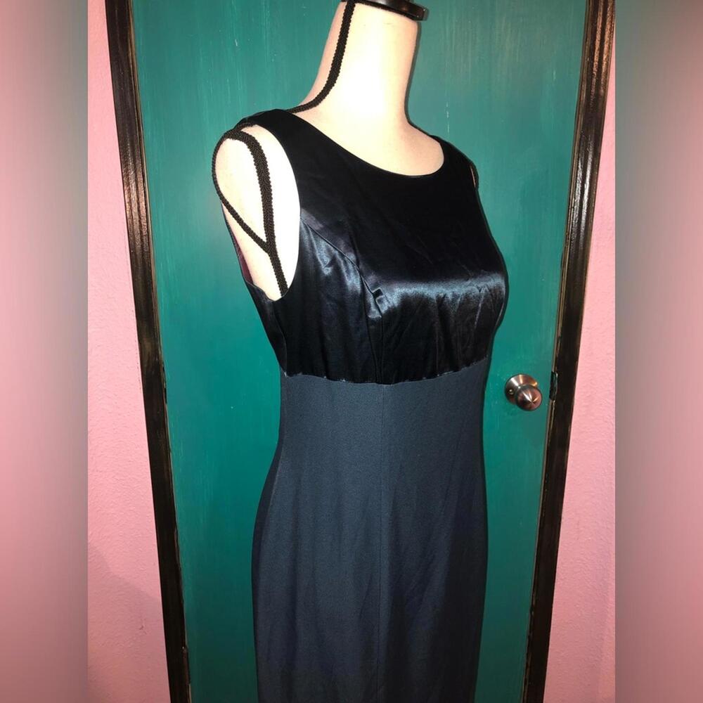 Y2K Satin Open Back Formal Maxi Dress Size M - Picture 6 of 9